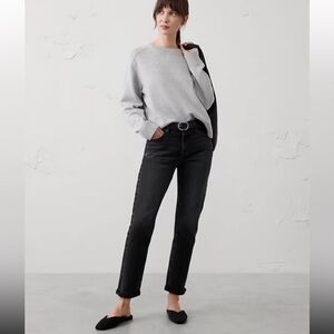 Banana Republic Girlfriend mid-rise Black Jeans